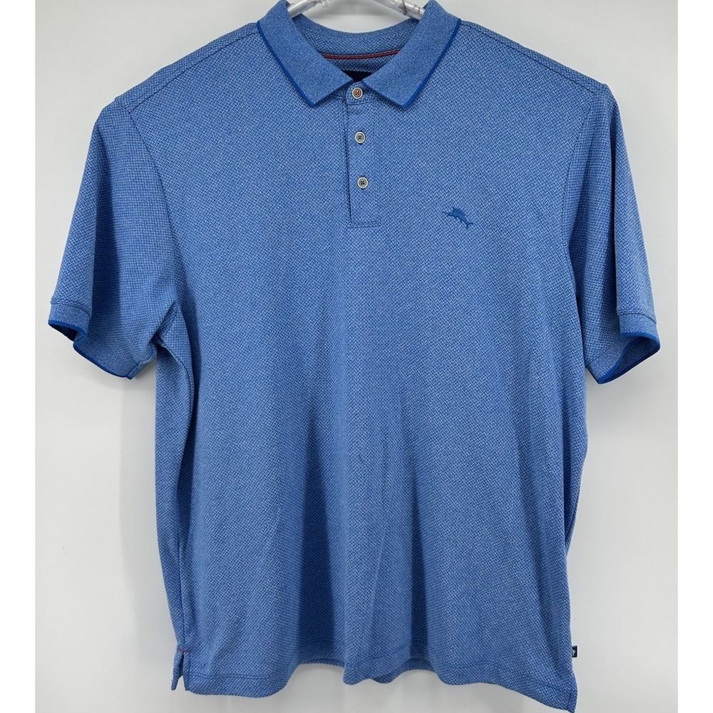 Tommy Bahama Short Sleeve Poly Modal Blend Polo Shirt Men's 2XL